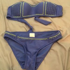 purple bikini set